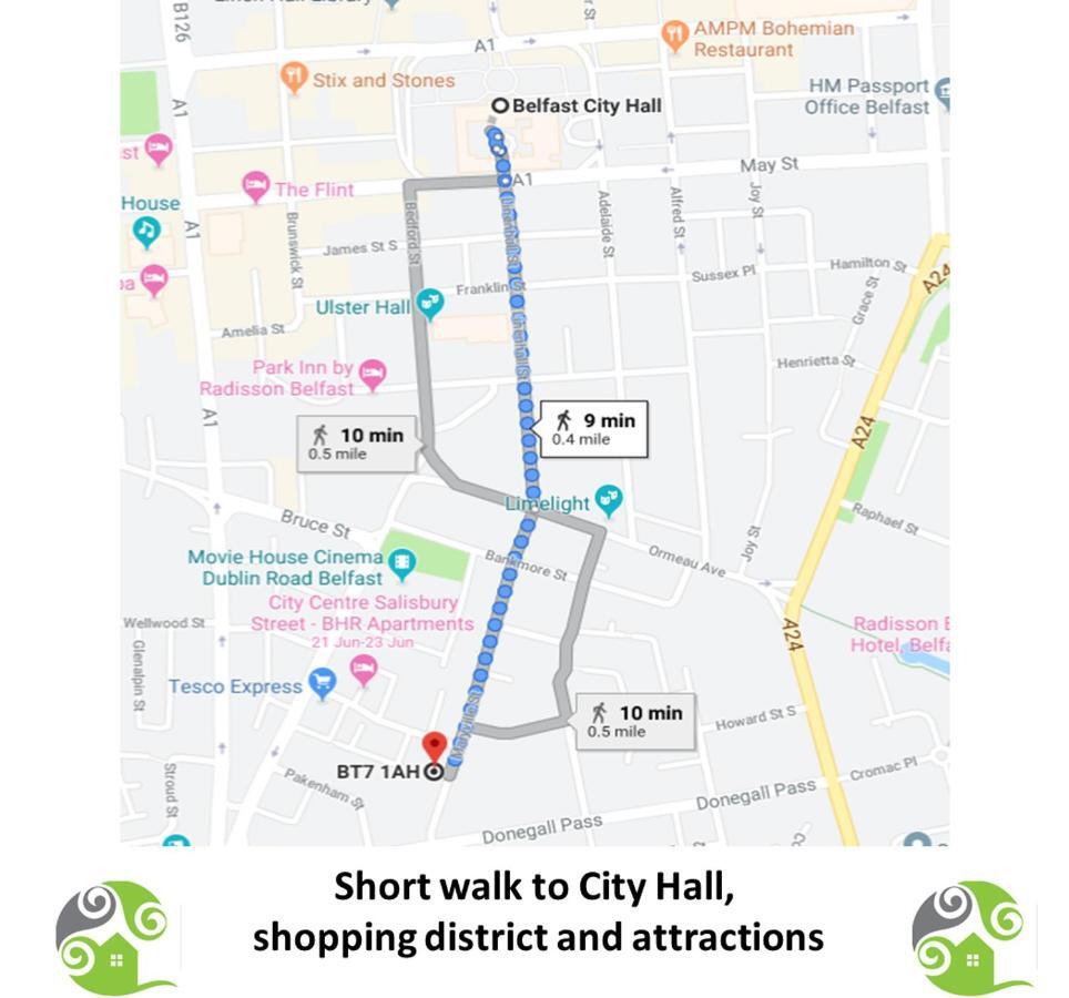 Perfect Central City Location - Parking - 3 Beds - 2 Bedrooms ベルファスト エクステリア 写真